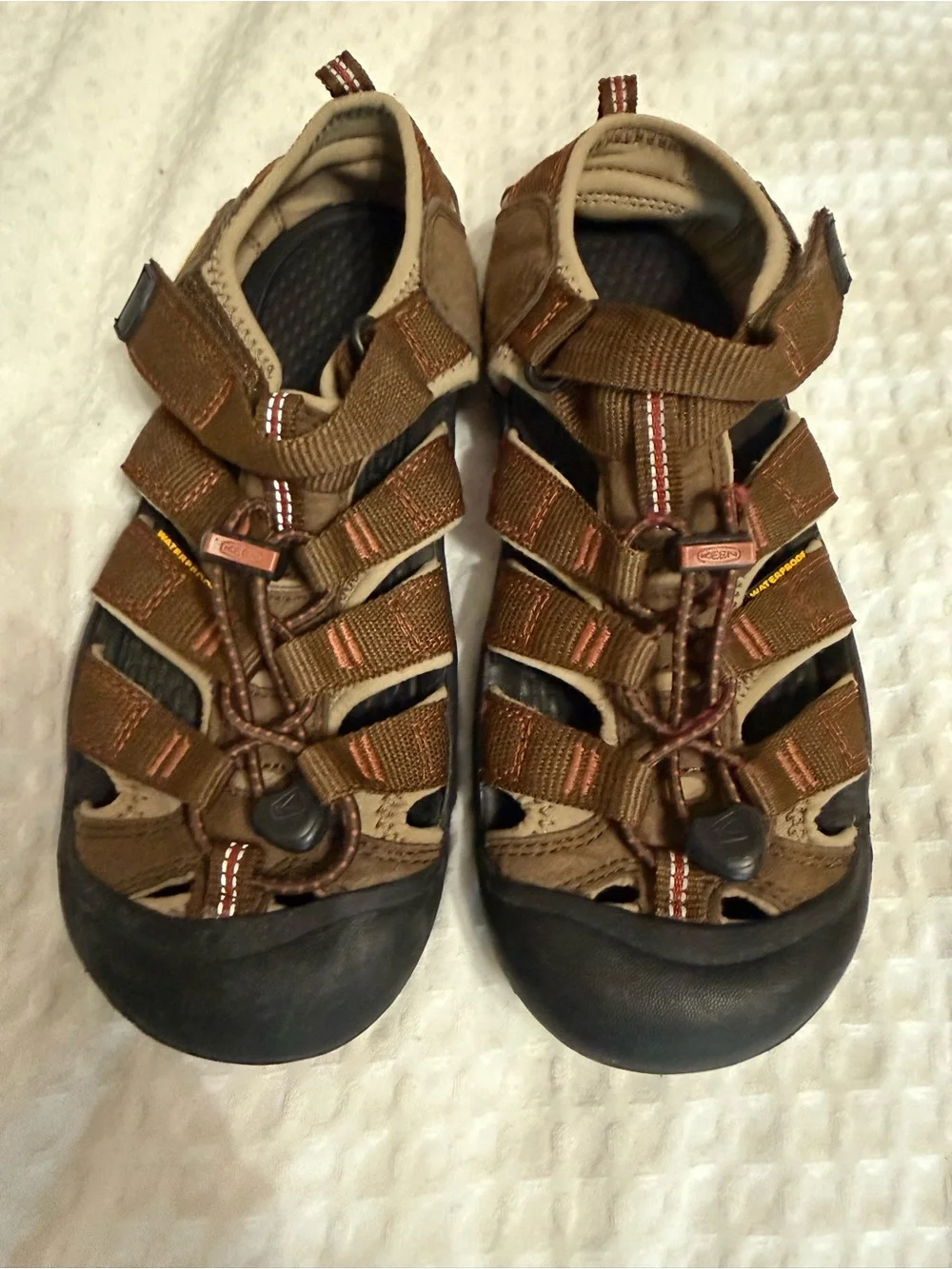 Keen Kids Brown Newport Closed-Toe Hiking Sandals